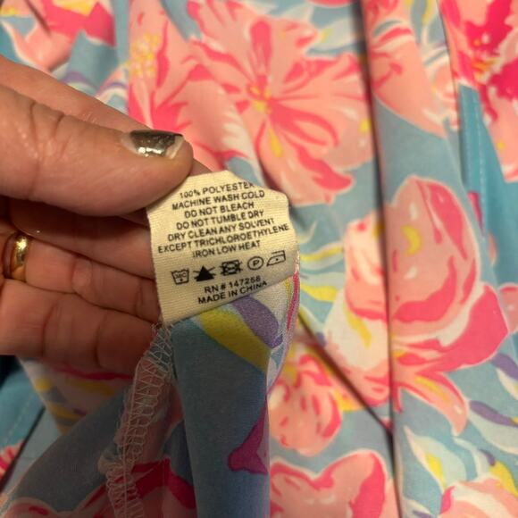 Simply Southern Kimono Open Front Cardigan Women's OS Tropical Floral Print - Picture 6 of 6